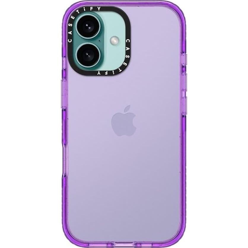 Funda Impacto CASETiFY para iPhone 16 - Púrpura 2.5m