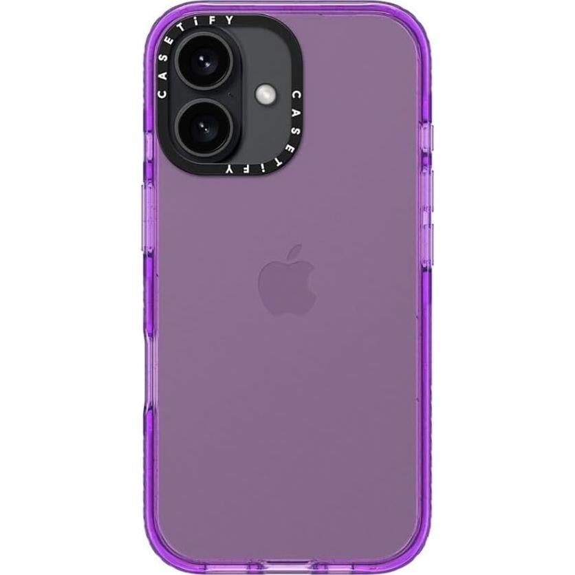 Funda Impacto CASETiFY para iPhone 16 - Púrpura 2.5m