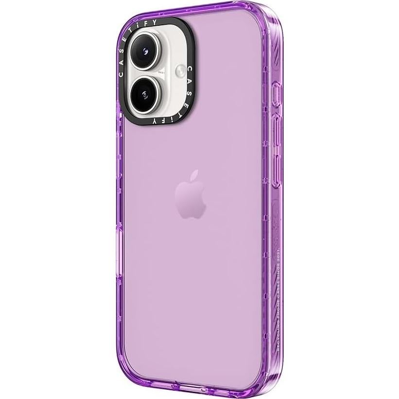 Funda Impacto CASETiFY para iPhone 16 - Púrpura 2.5m
