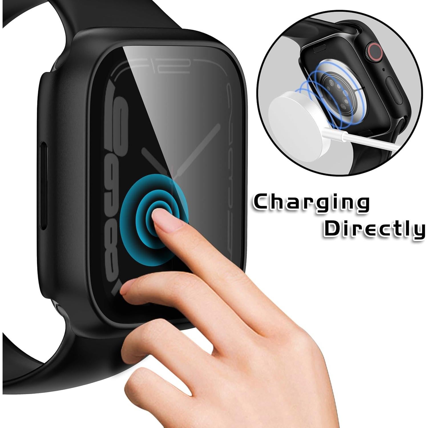 Funda impermeable Zumyzu para Apple Watch 40mm con protector