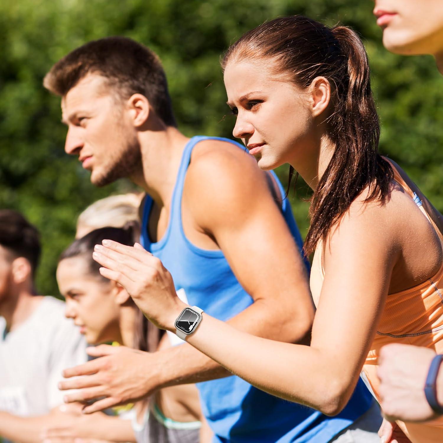 Funda impermeable Zumyzu para Apple Watch 40mm con protector