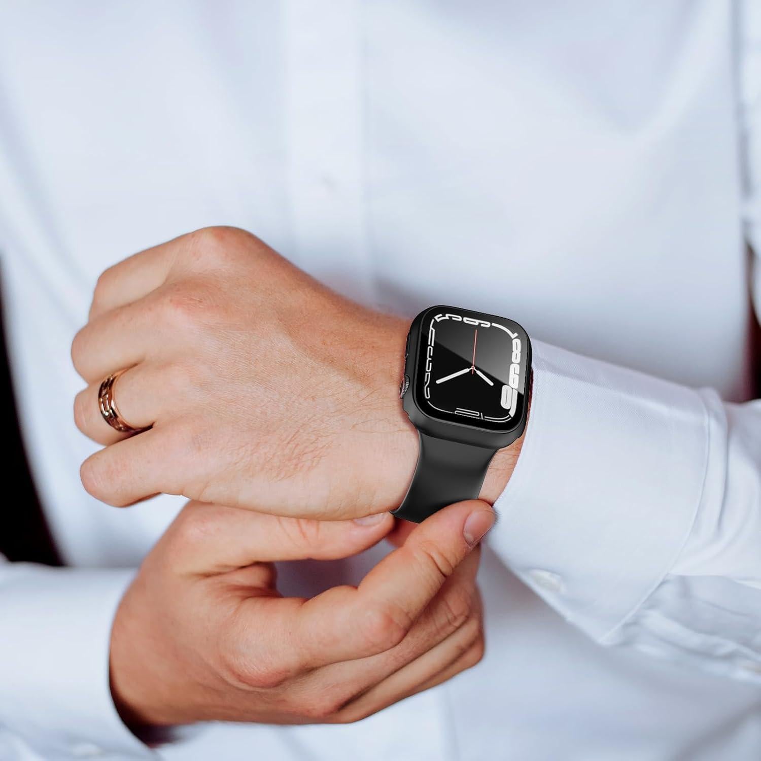 Funda impermeable Zumyzu para Apple Watch 40mm con protector