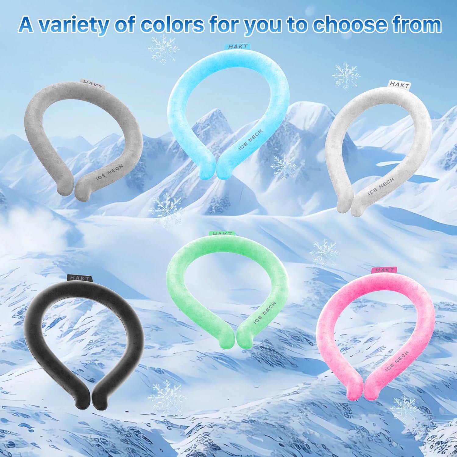 Tubo Enfriador de Cuello HAKT Gris Reutilizable 18°C