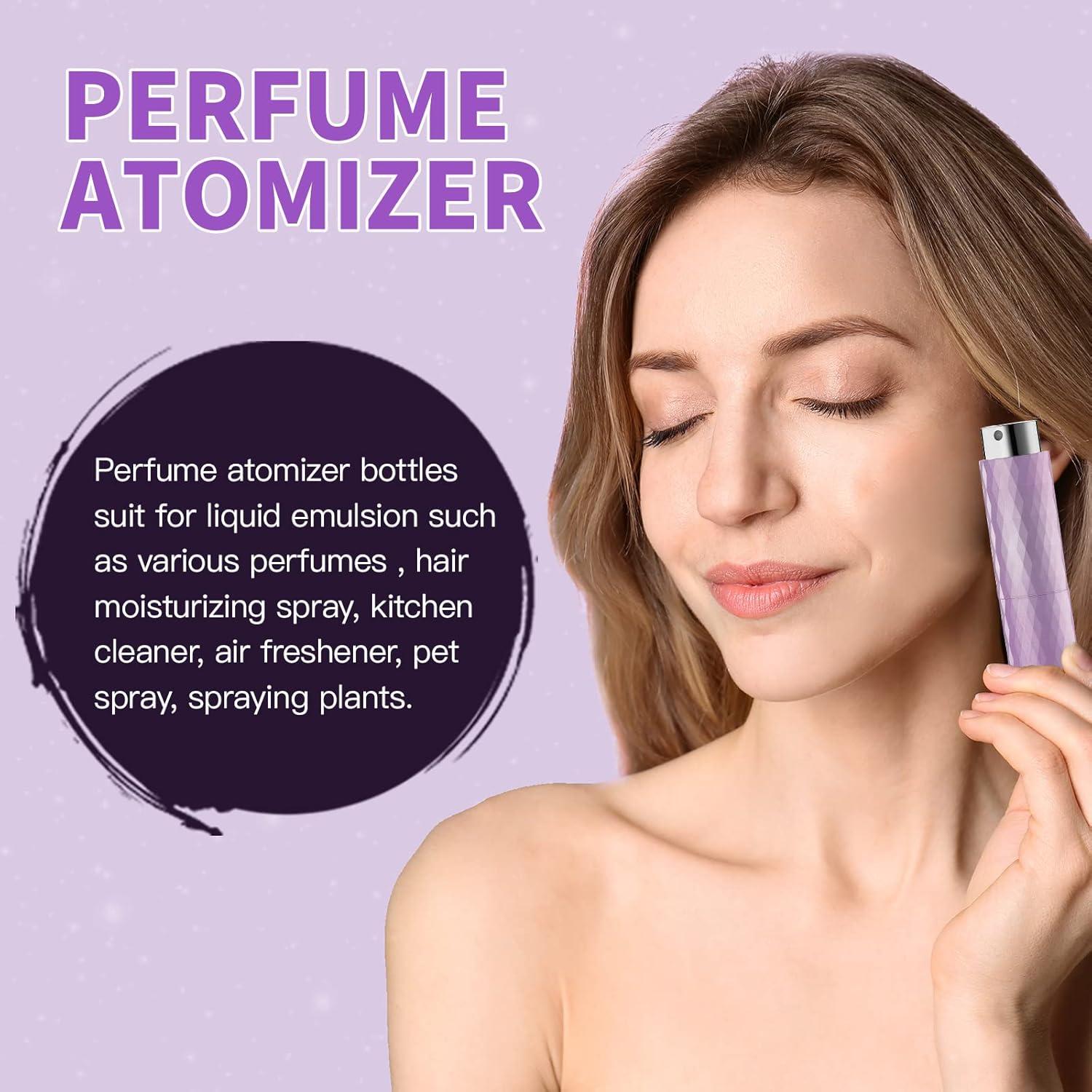 Atomizador de Perfume Tekson 8ML Recargable (3 PCS) Aluminio