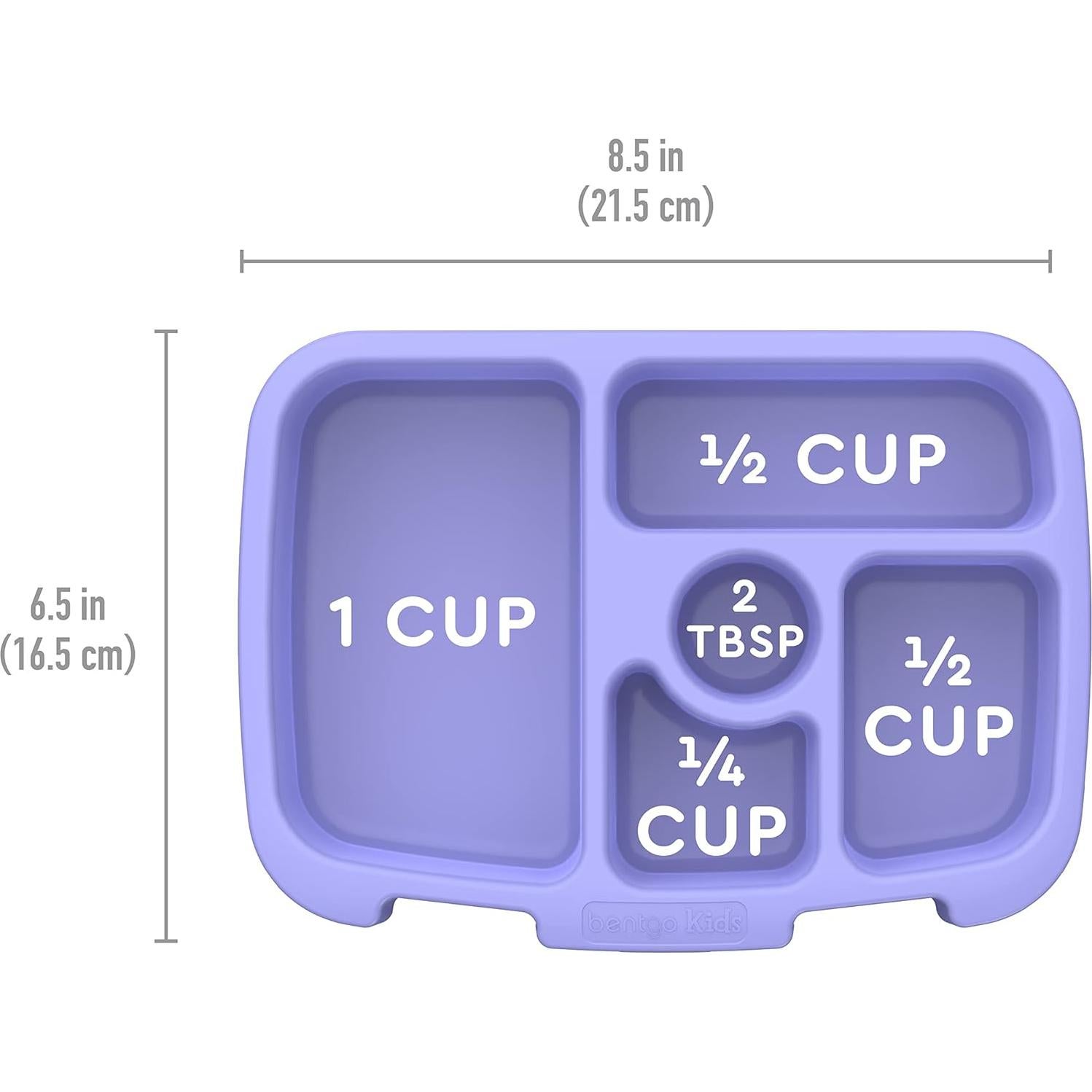 Bandeja Bentgo Kids Prints Unicornios - 5 Compartimentos