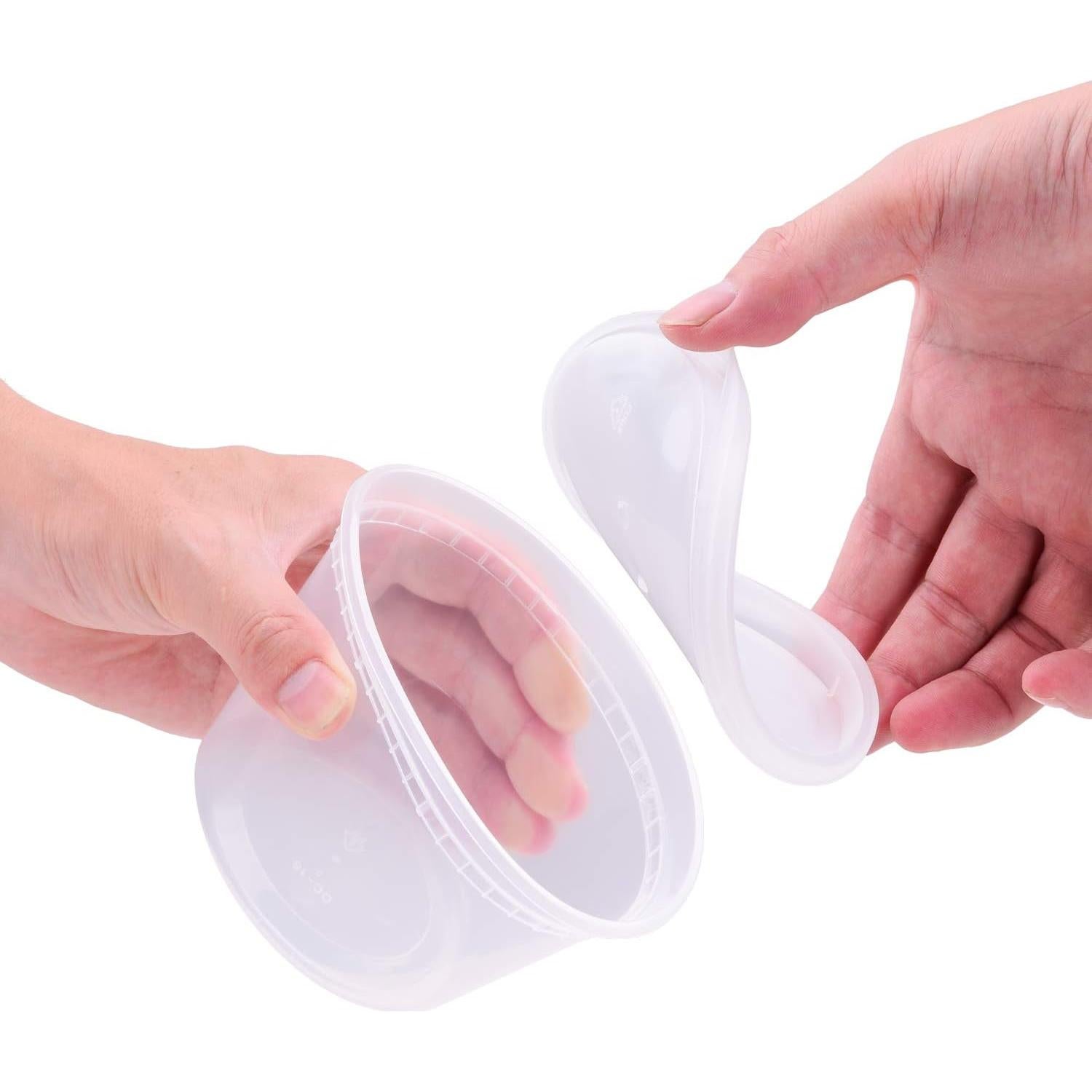 Contenedores de Alimentos TashiBox 48 Sets Herméticos 8/16/32 oz