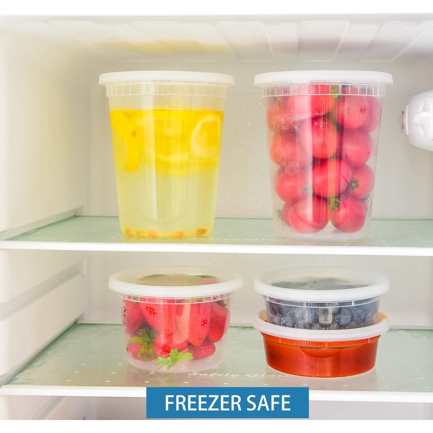 Contenedores de Alimentos TashiBox 48 Sets Herméticos 8/16/32 oz