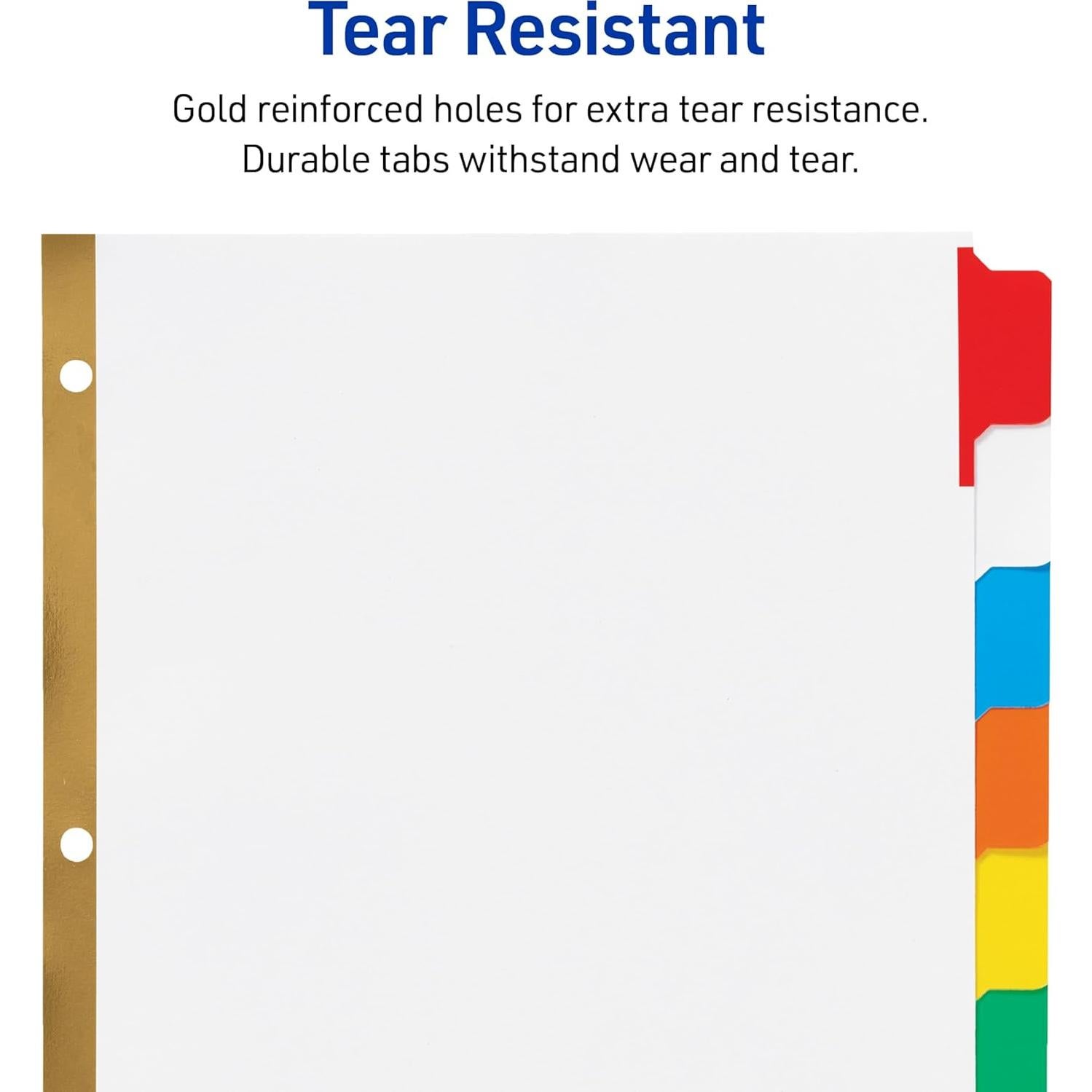 Divisores Avery Big Tab Escribe y Borra 8 Pestañas Multicolor