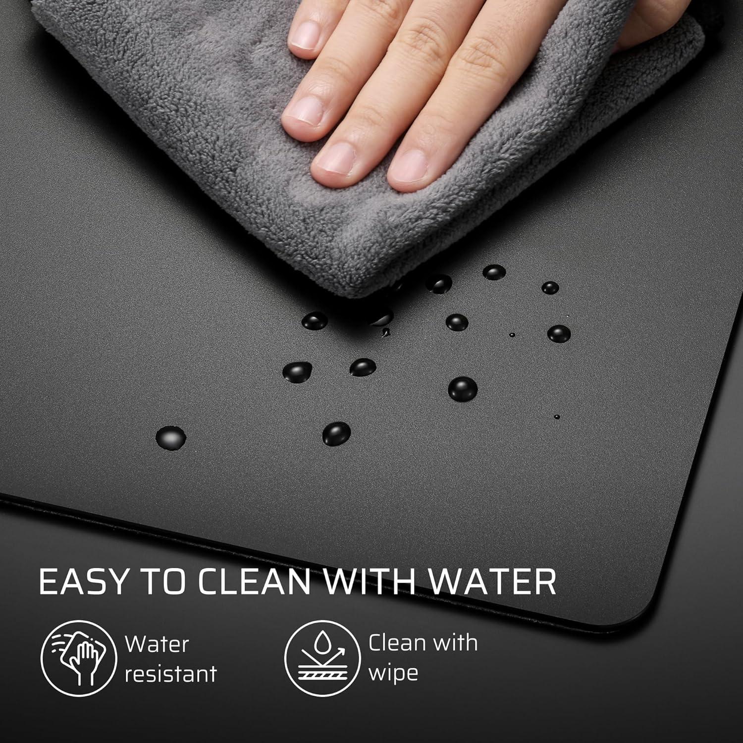 Alfombrilla de Ratón de Vidrio LTC 30x30cm Antideslizante