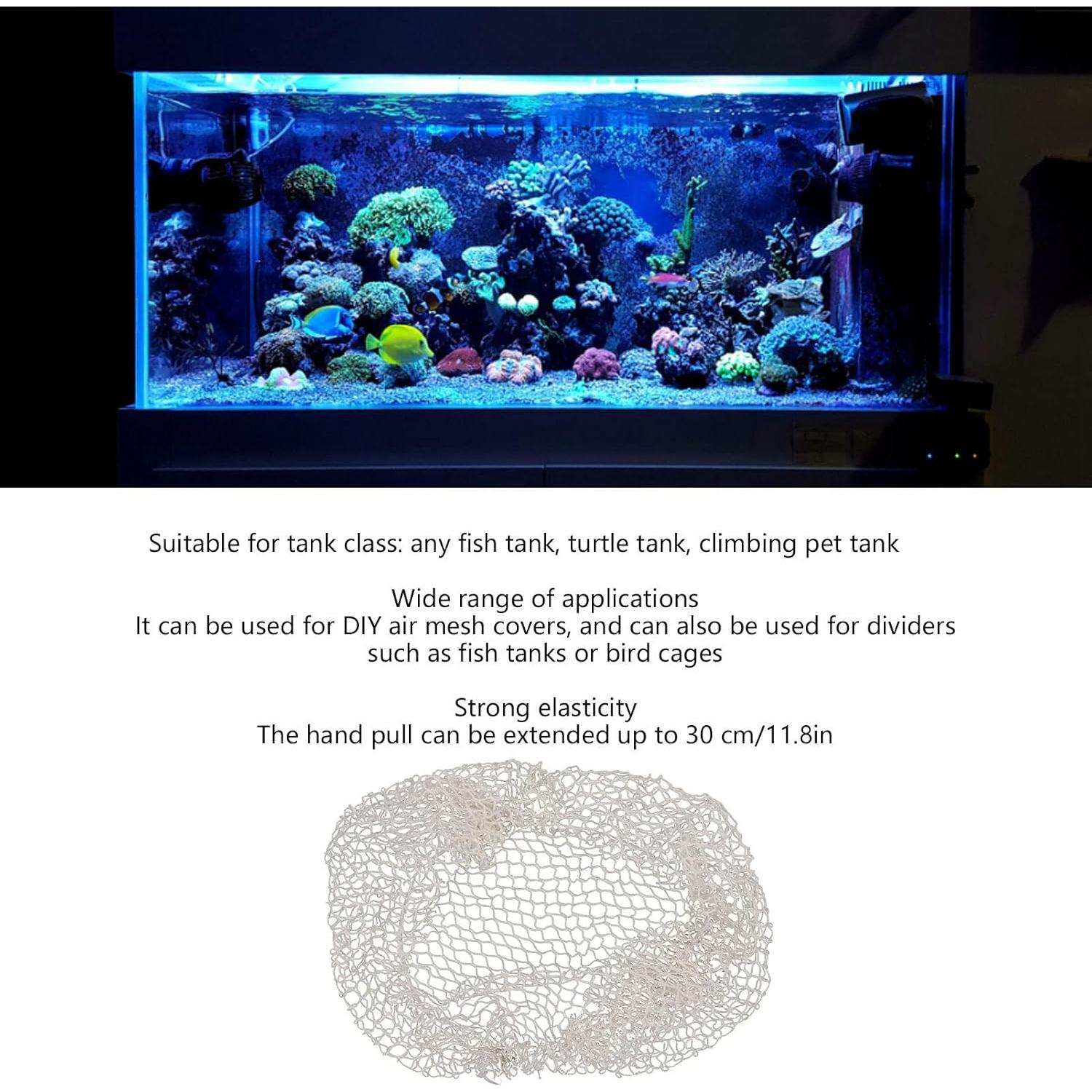 Red a Prueba de Escape para Acuarios Pssopp 30cm Transparente