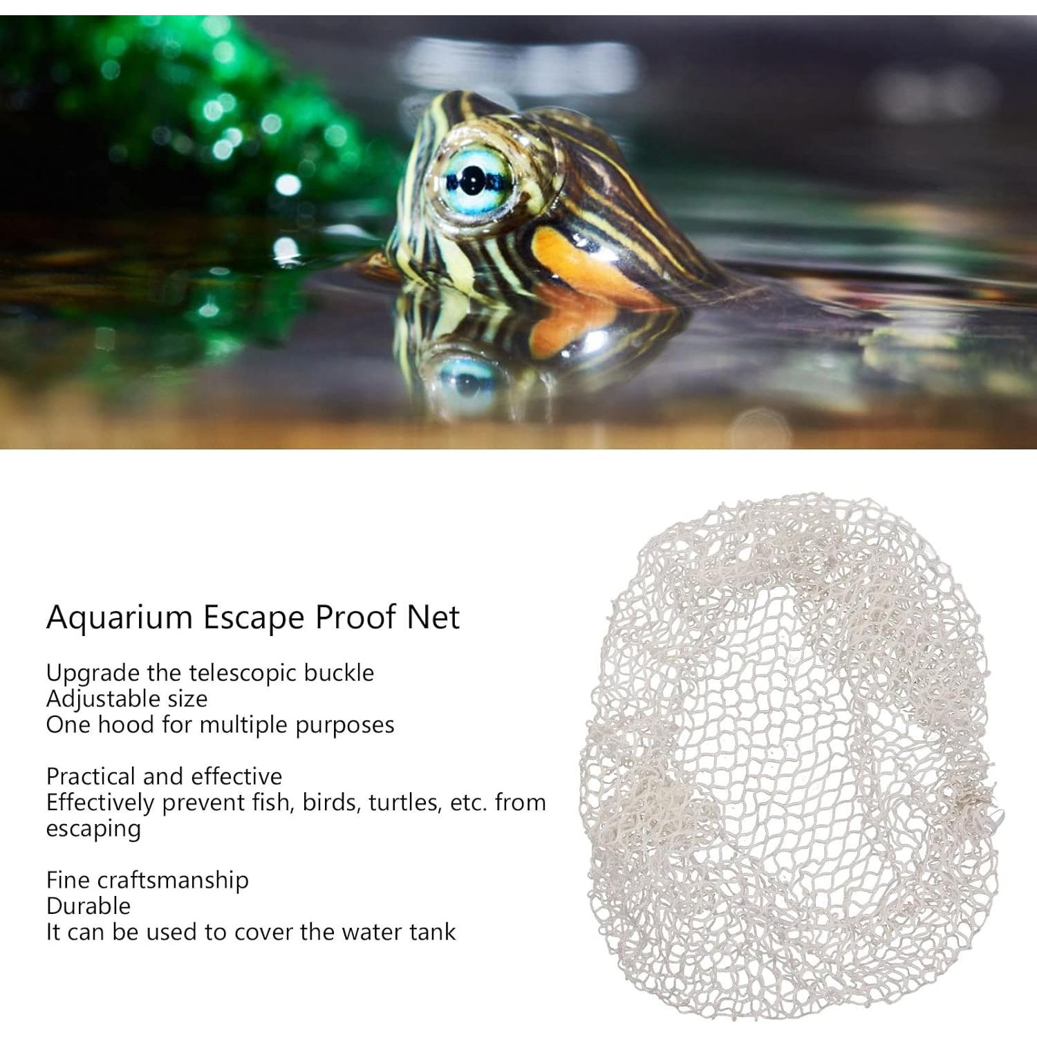 Red a Prueba de Escape para Acuarios Pssopp 30cm Transparente