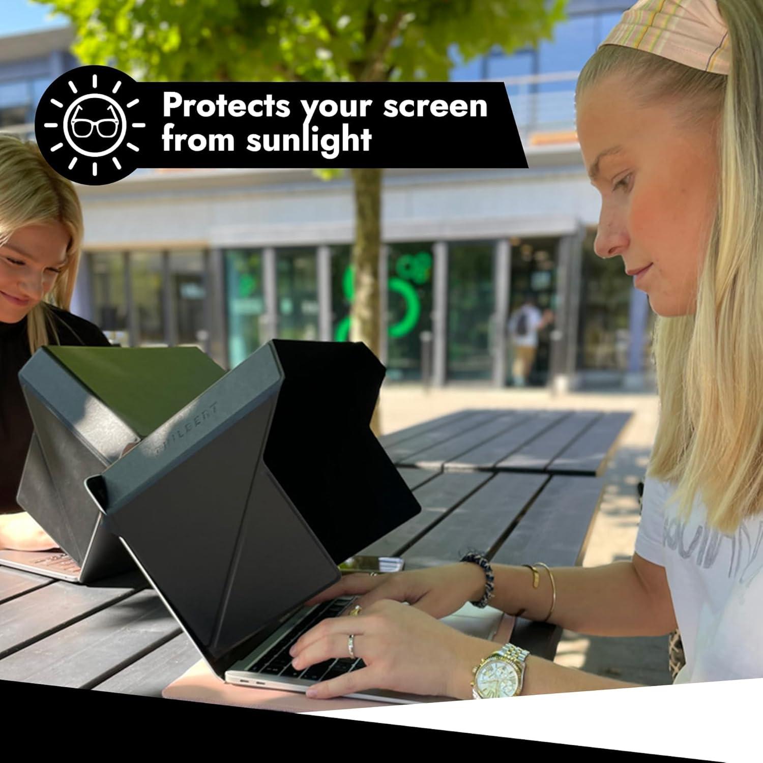 Sombrilla para Laptop 4-en-1 Philbert - Negra 12-14"