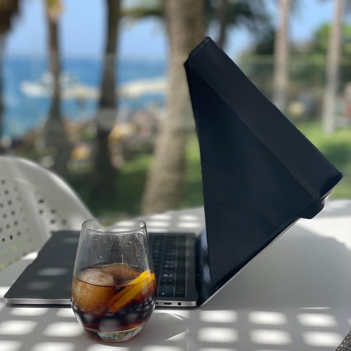 Sombrilla para Laptop 4-en-1 Philbert - Negra 12-14"