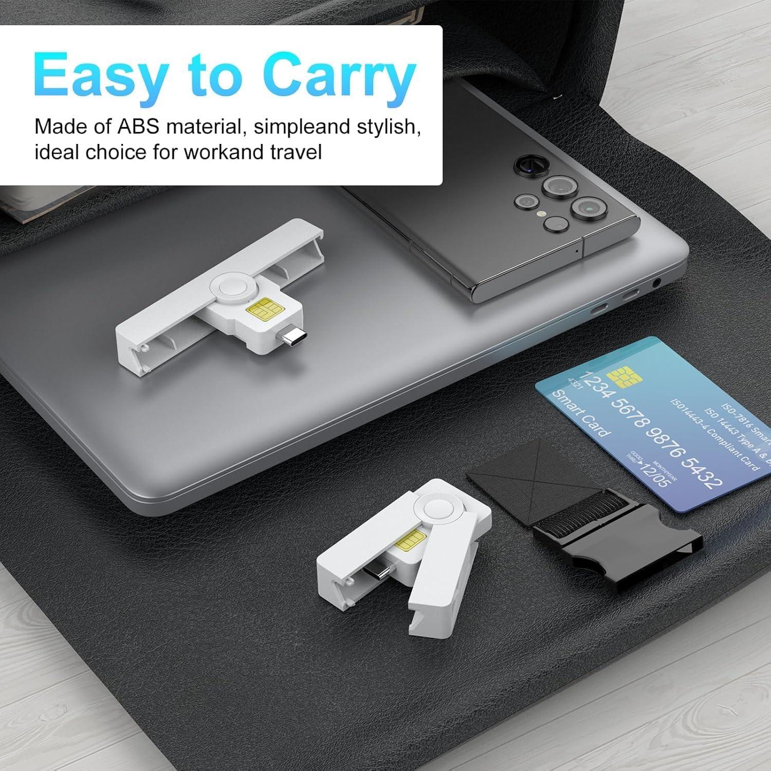 Lector de Tarjeta CAC Tipo C Rocketek - Compatible con Windows y Mac