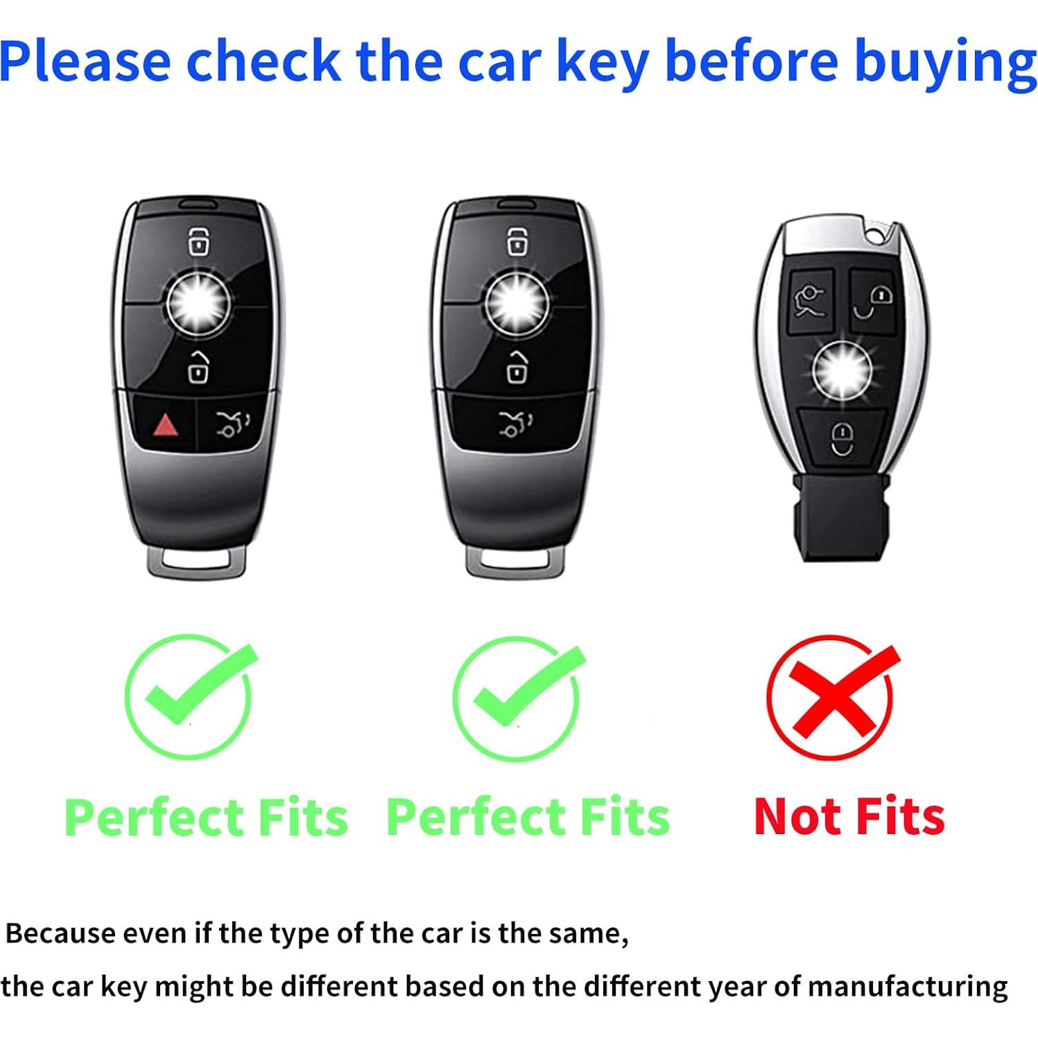 Cubierta de llavero TPU suave LCXJMWKL para Mercedes 2017-2021