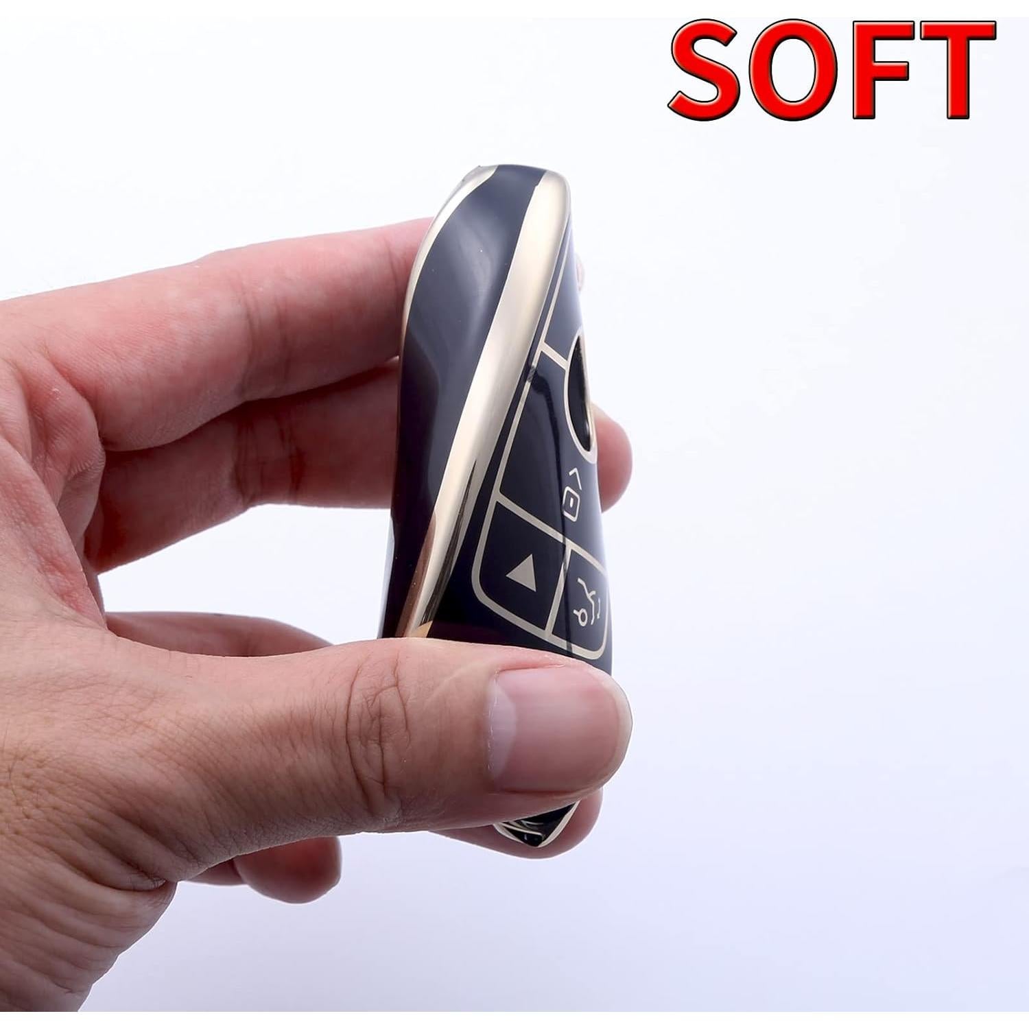 Cubierta de llavero TPU suave LCXJMWKL para Mercedes 2017-2021