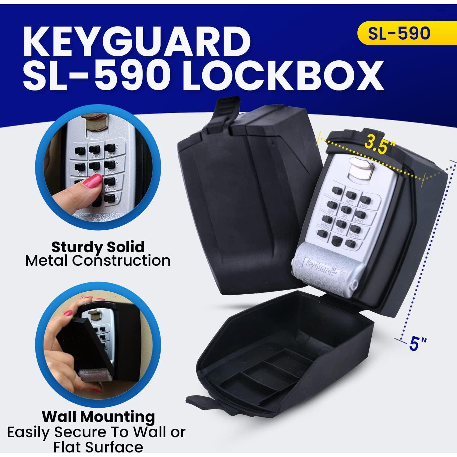 Caja de Seguridad Exterior KeyGuard Pro Mediana Impermeable