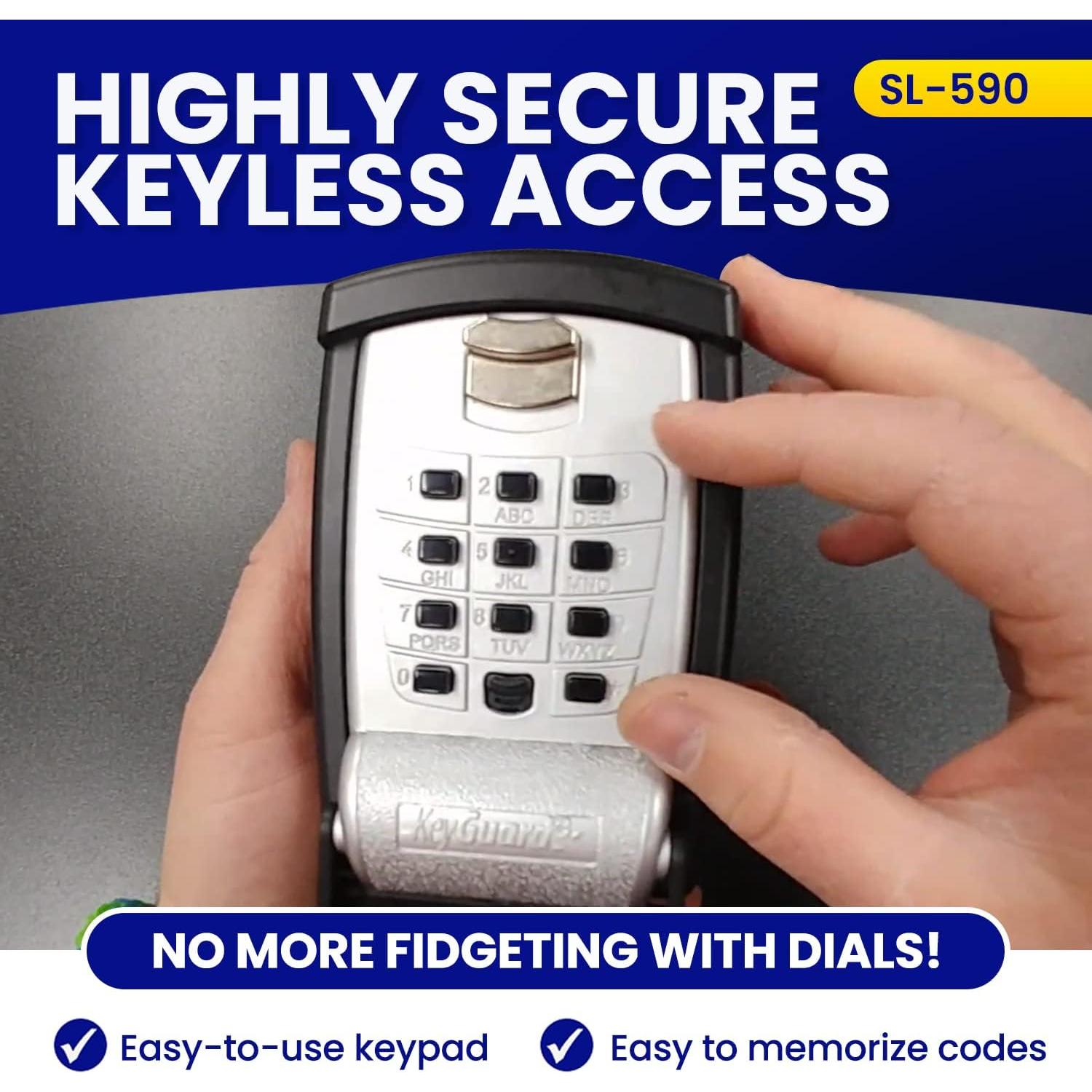 Caja de Seguridad Exterior KeyGuard Pro Mediana Impermeable