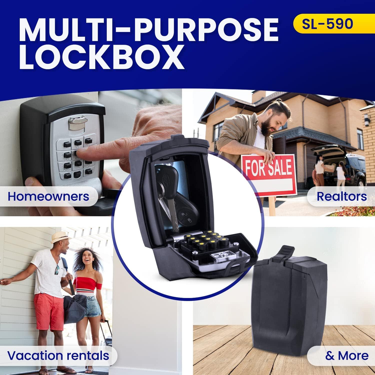 Caja de Seguridad Exterior KeyGuard Pro Mediana Impermeable