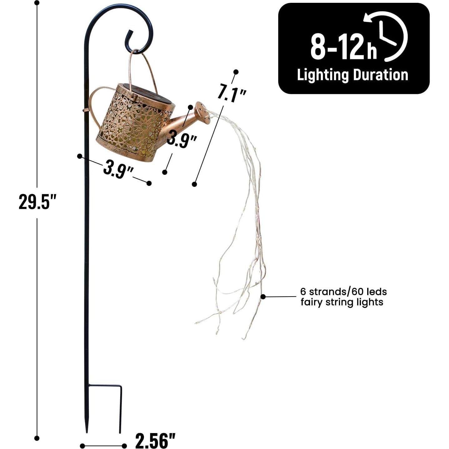 Luces Solares de Jardín X-PREK Decorativas IP65 408g