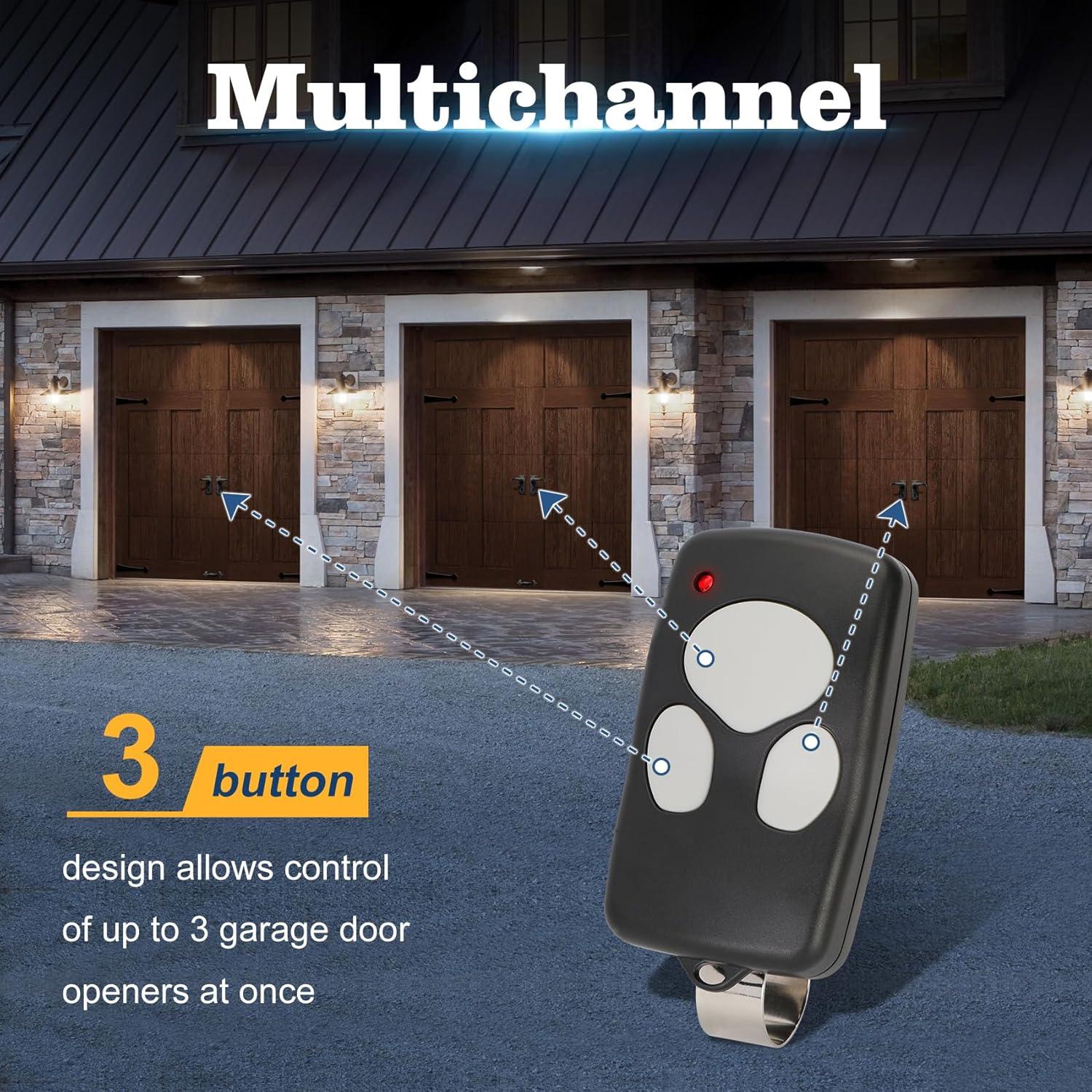 Control Remoto de Puerta de Garaje Pevxou 372310 Compatible