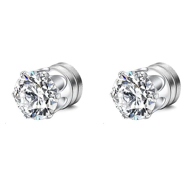 Aretes Magnéticos de Circonita Hipoalergénicos NewZenro 5mm