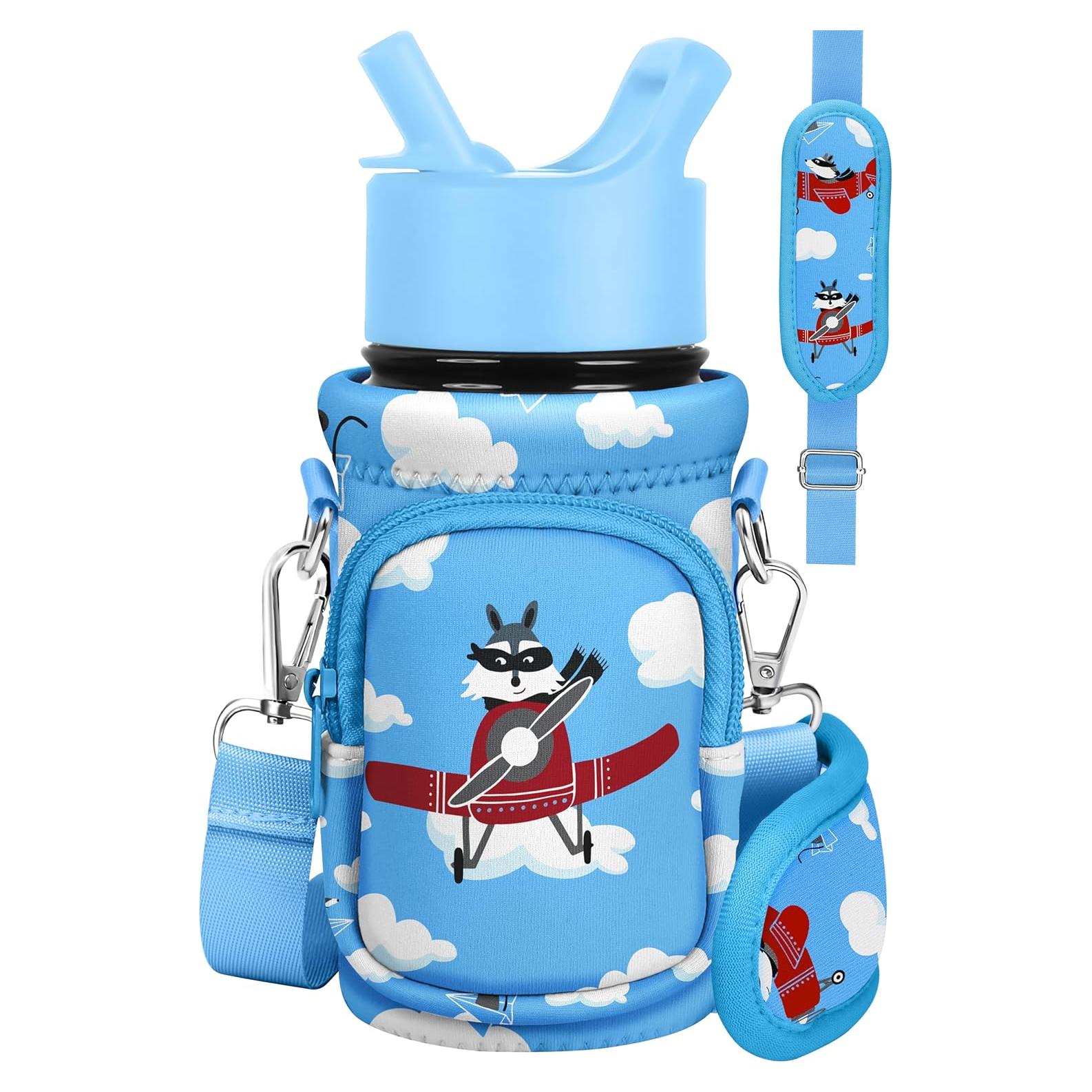 Portabotellas de Agua Miss Adola Neopreno Racoon 8.5x9.5cm