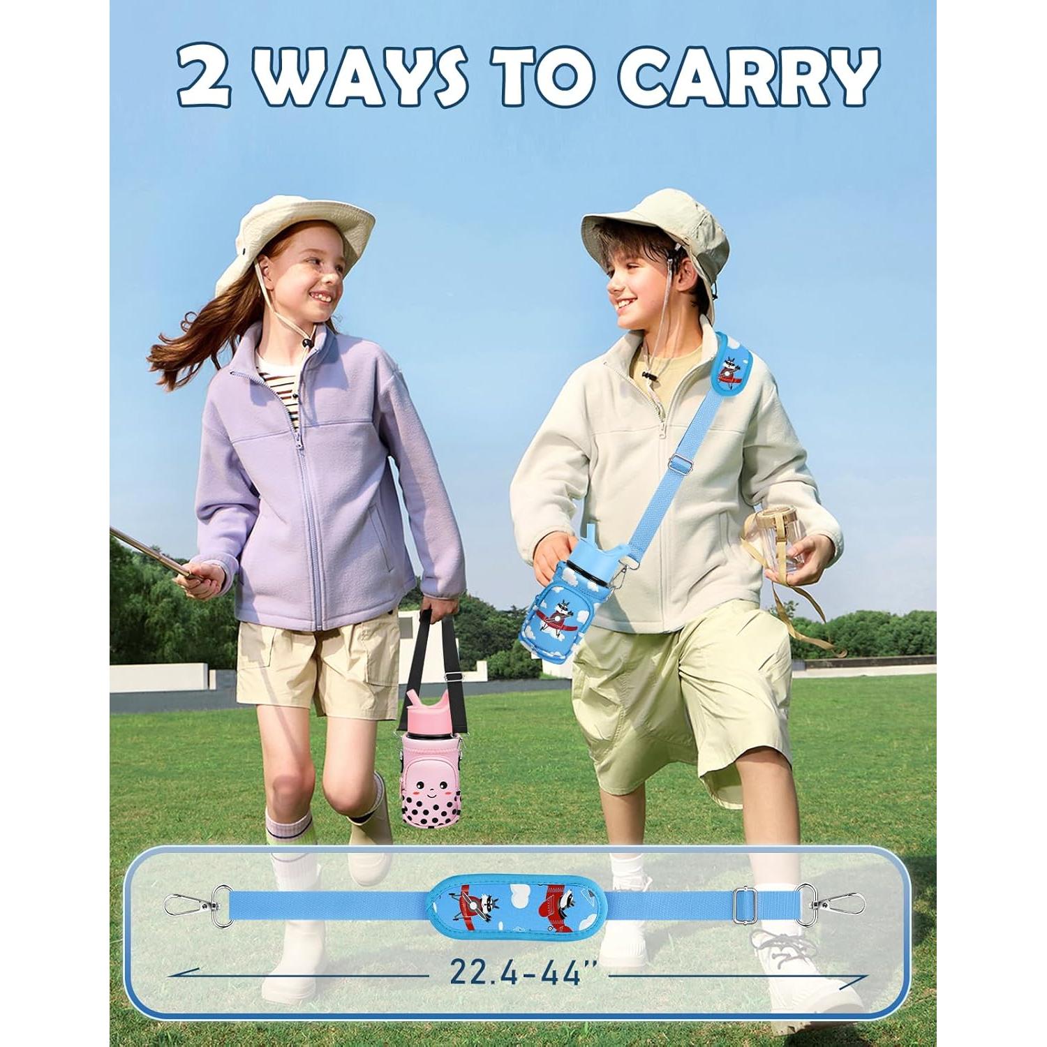 Portabotellas de Agua Miss Adola Neopreno Racoon 8.5x9.5cm