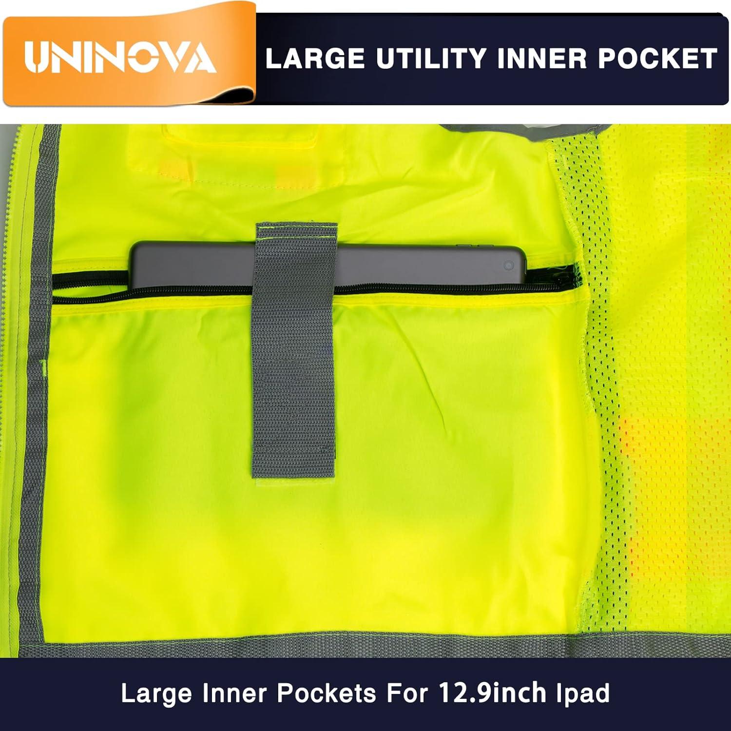 Chaleco de Seguridad UNINOVA SV55 Reflectante Amarillo XXL
