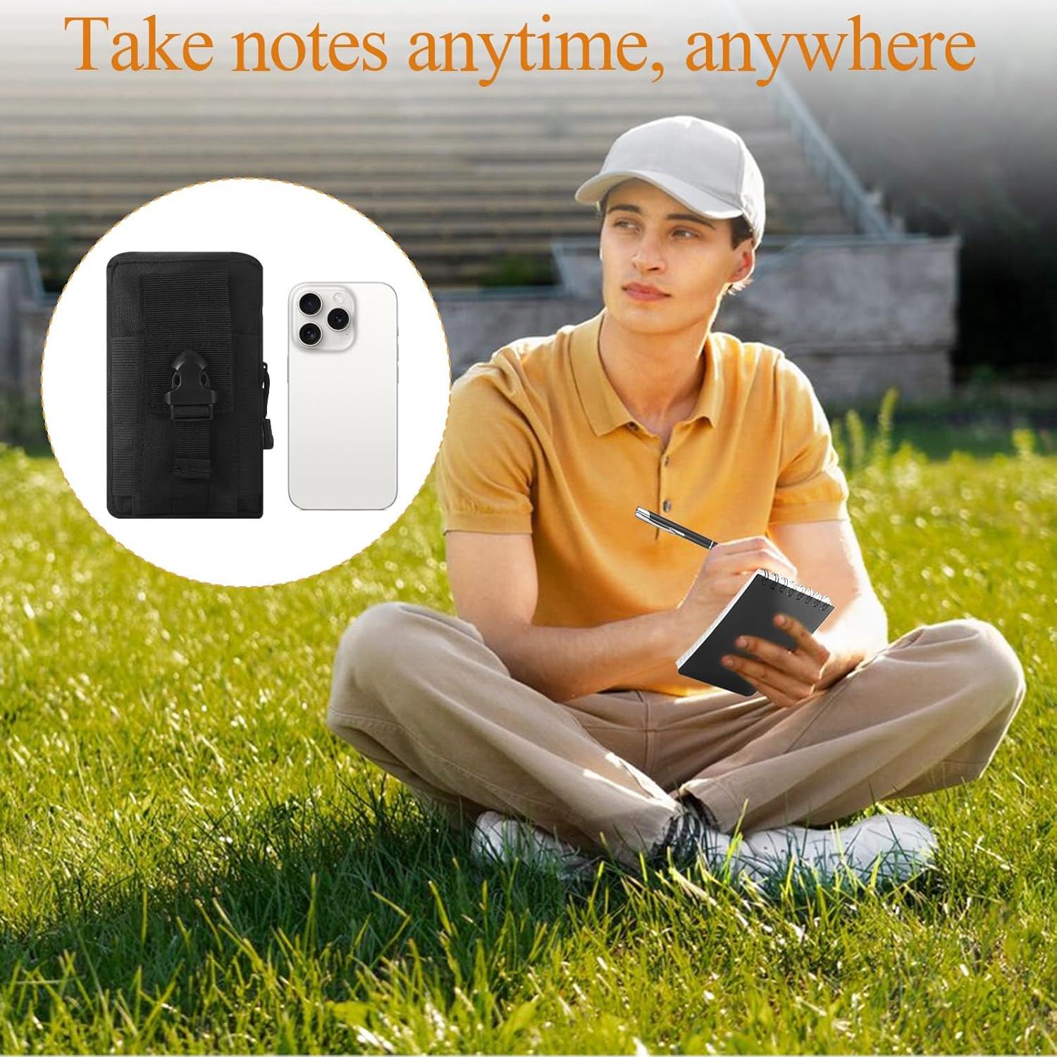 Set de Cuadernos Impermeables Qiuruoo con Bolsa y Bolígrafos