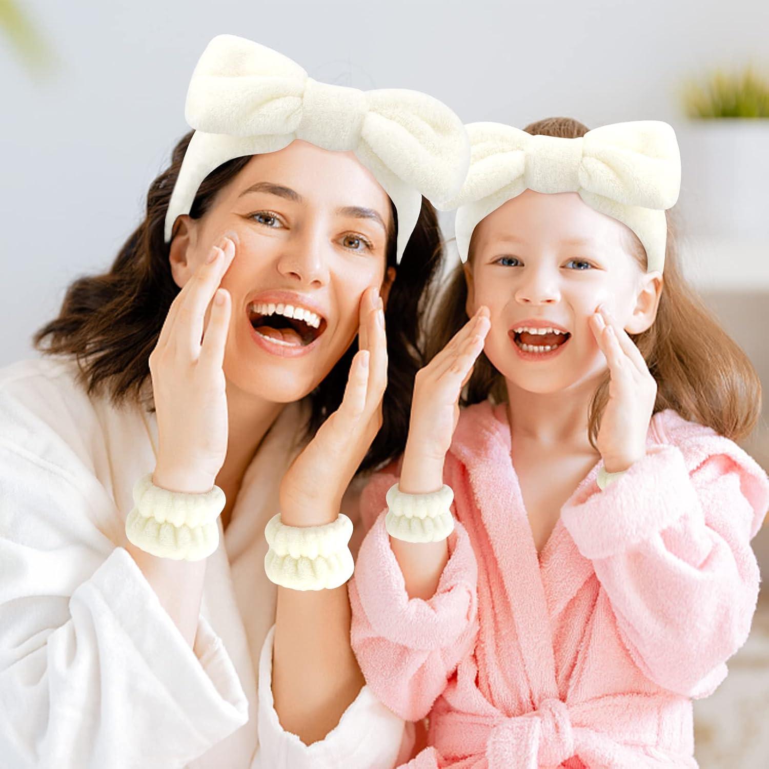 Juego de Spa AMCAMI 6 Piezas - Bandas y Muñequera Beige