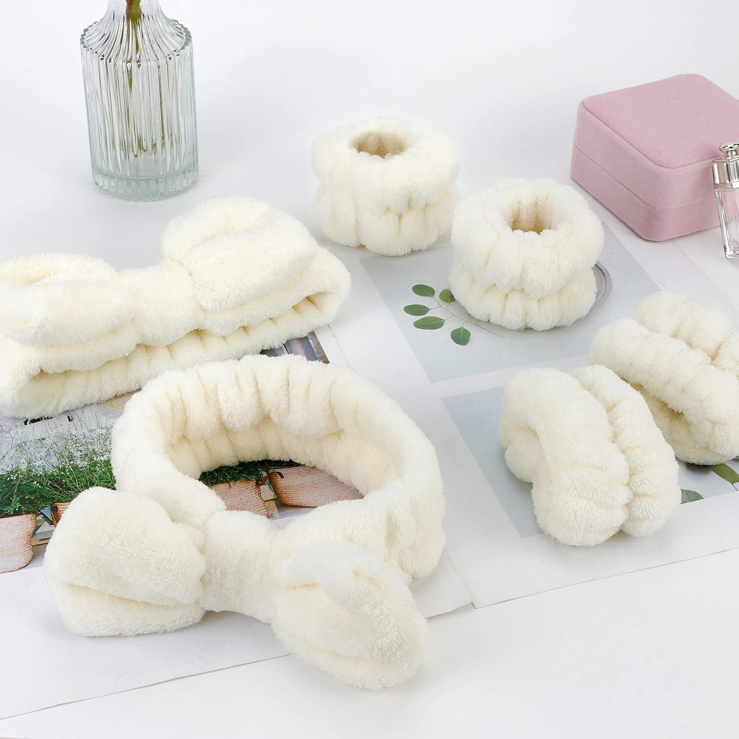 Juego de Spa AMCAMI 6 Piezas - Bandas y Muñequera Beige