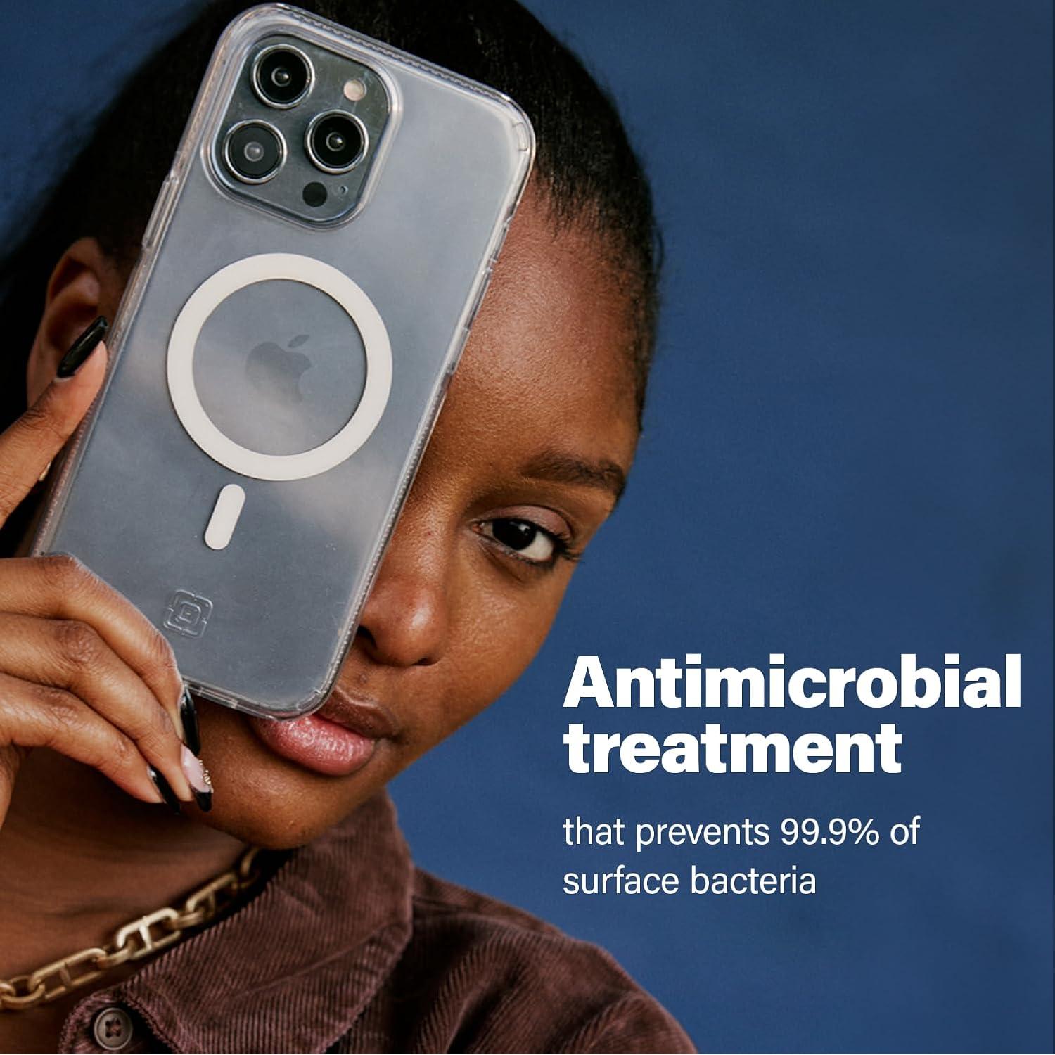 Funda Incipio Duo MagSafe para iPhone 15 - Transparente