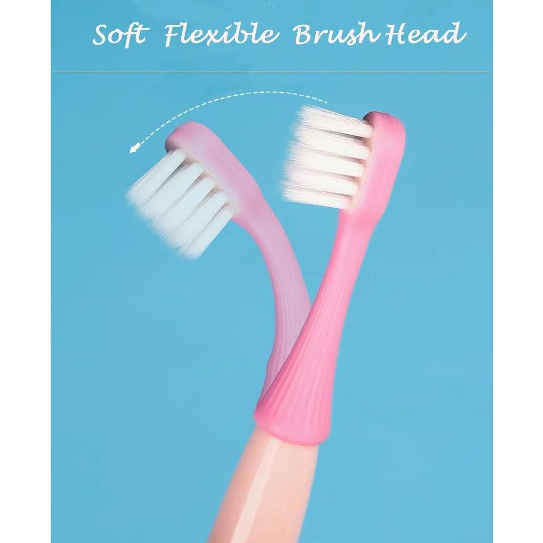 6 Cepillos de Dientes para Niños Newrichbee Hongo Suave