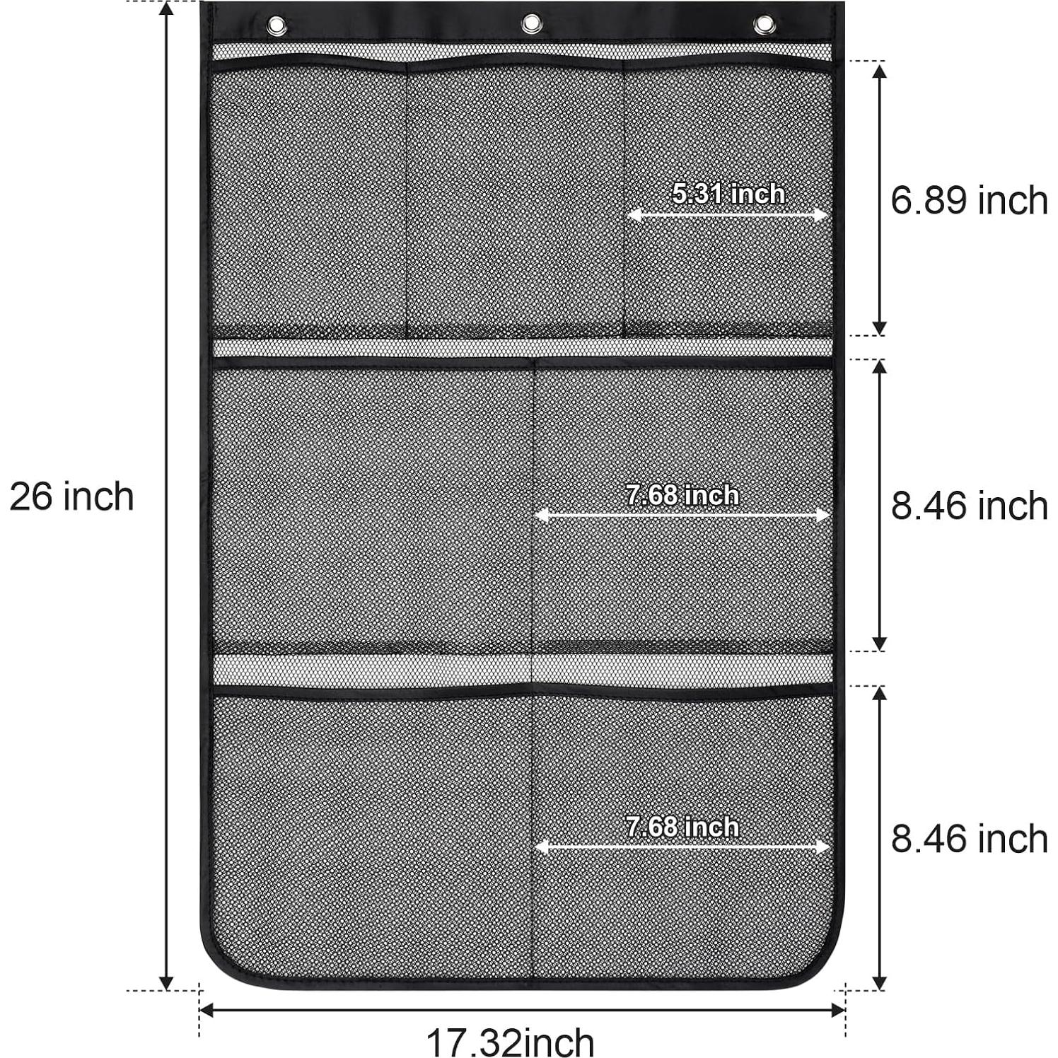 Organizador de Ducha F-color 2025 - 7 Bolsillos Malla Secado Rápido