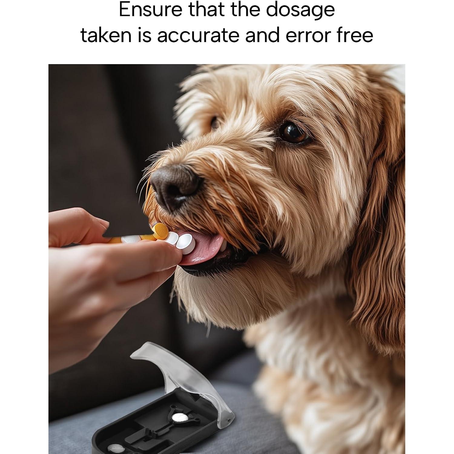 Cortador de Pastillas E ENASUE con Etiquetas - Negro, Portátil y Seguro