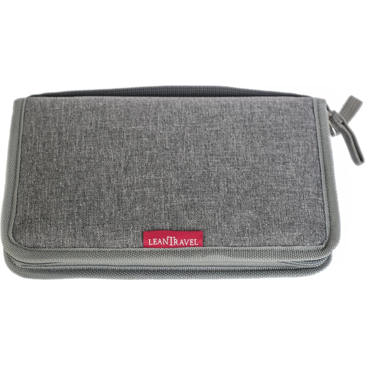 Organizador de Pastillas LeanTravel Pequeño 7 Días Gris