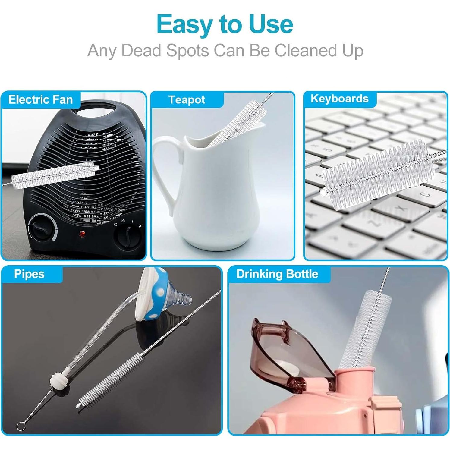 Set de Cepillos de Limpieza de Paja AORZOV - 10 Piezas