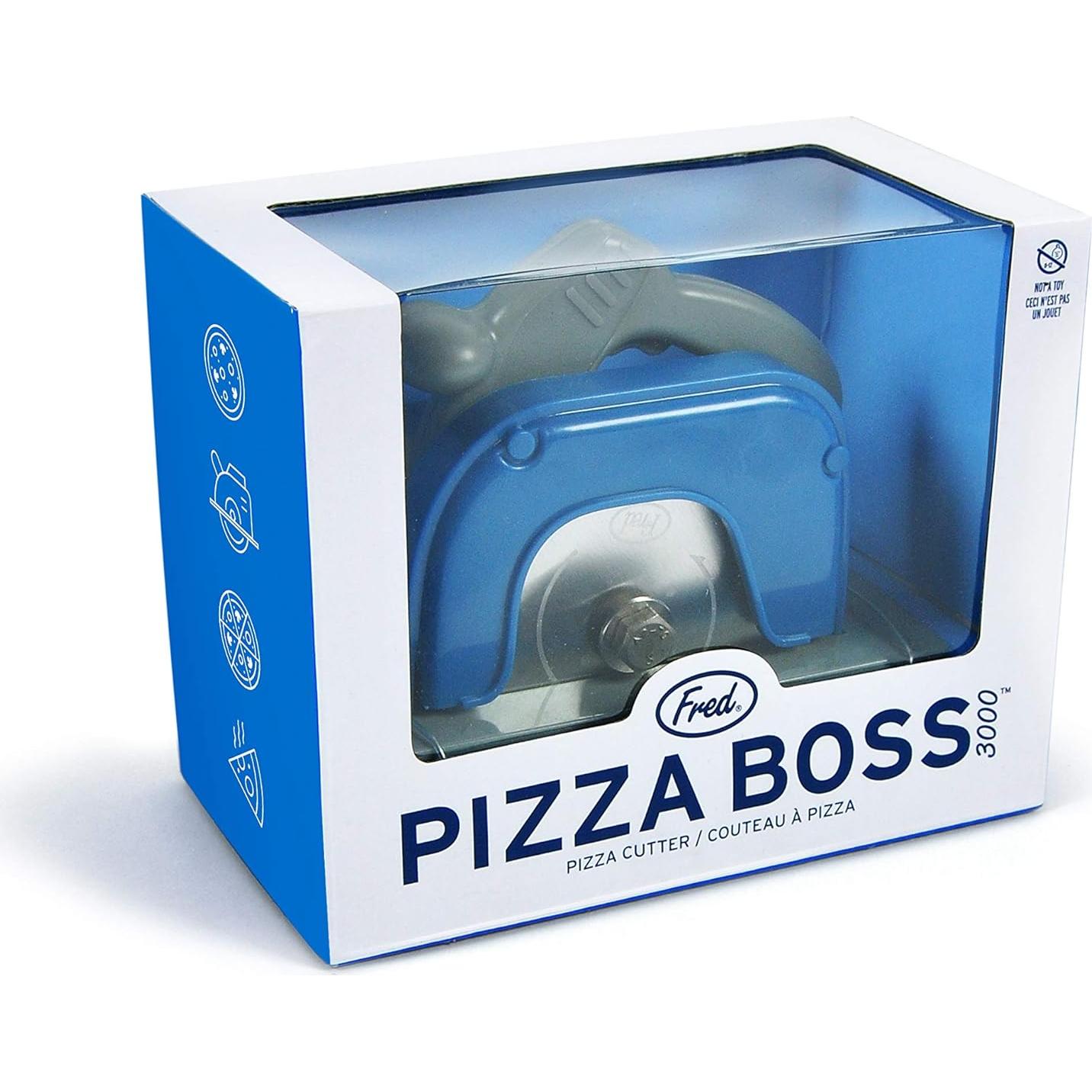Cortador de Pizza Genuine Fred Pizza Boss 3000 - Acero Inoxidable