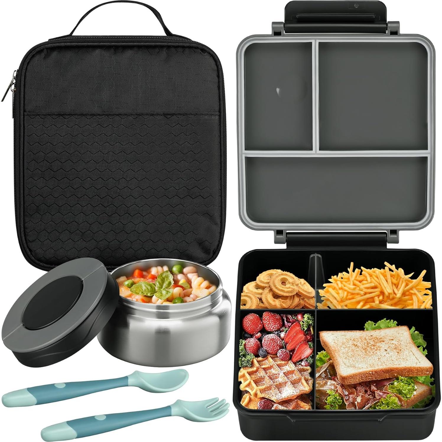 Caja de Almuerzo Bento ItsLife 54oz con Termo 240ml y Bolsa