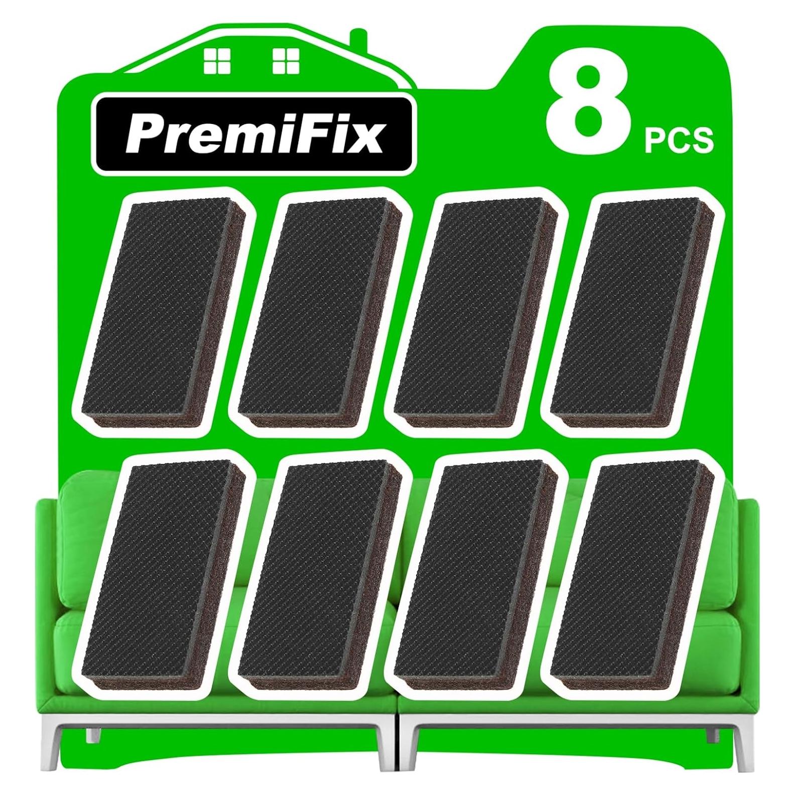 Almohadillas Antideslizantes para Muebles PremiFix 8 Piezas 2.54x5.08 cm