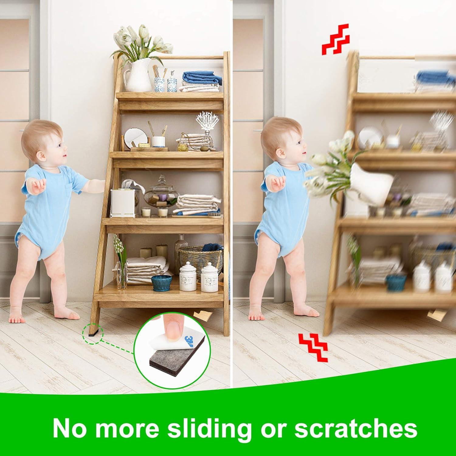 Almohadillas Antideslizantes para Muebles PremiFix 8 Piezas 2.54x5.08 cm