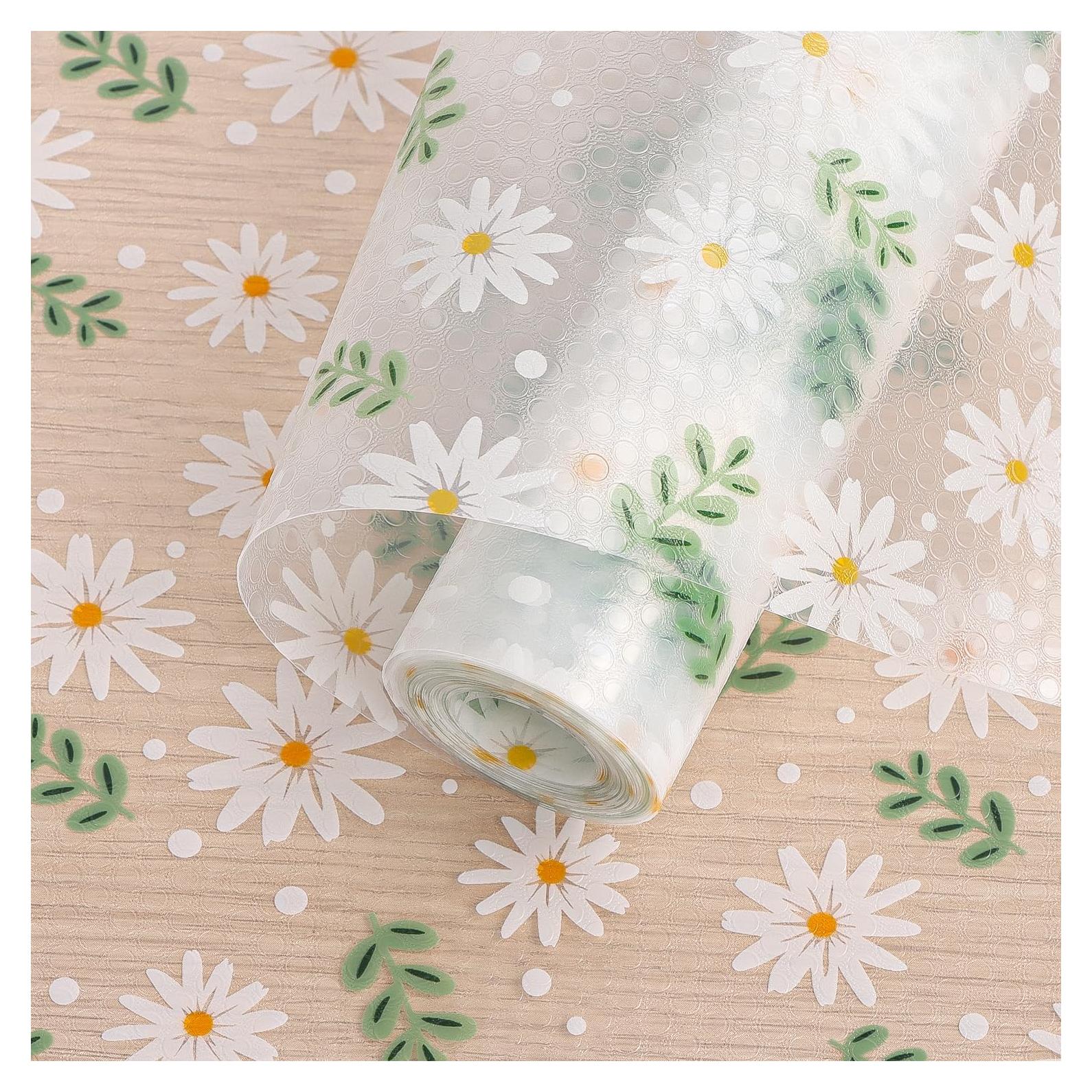 Forro de Estante Antideslizante Arthome 30x600cm Crisantemo