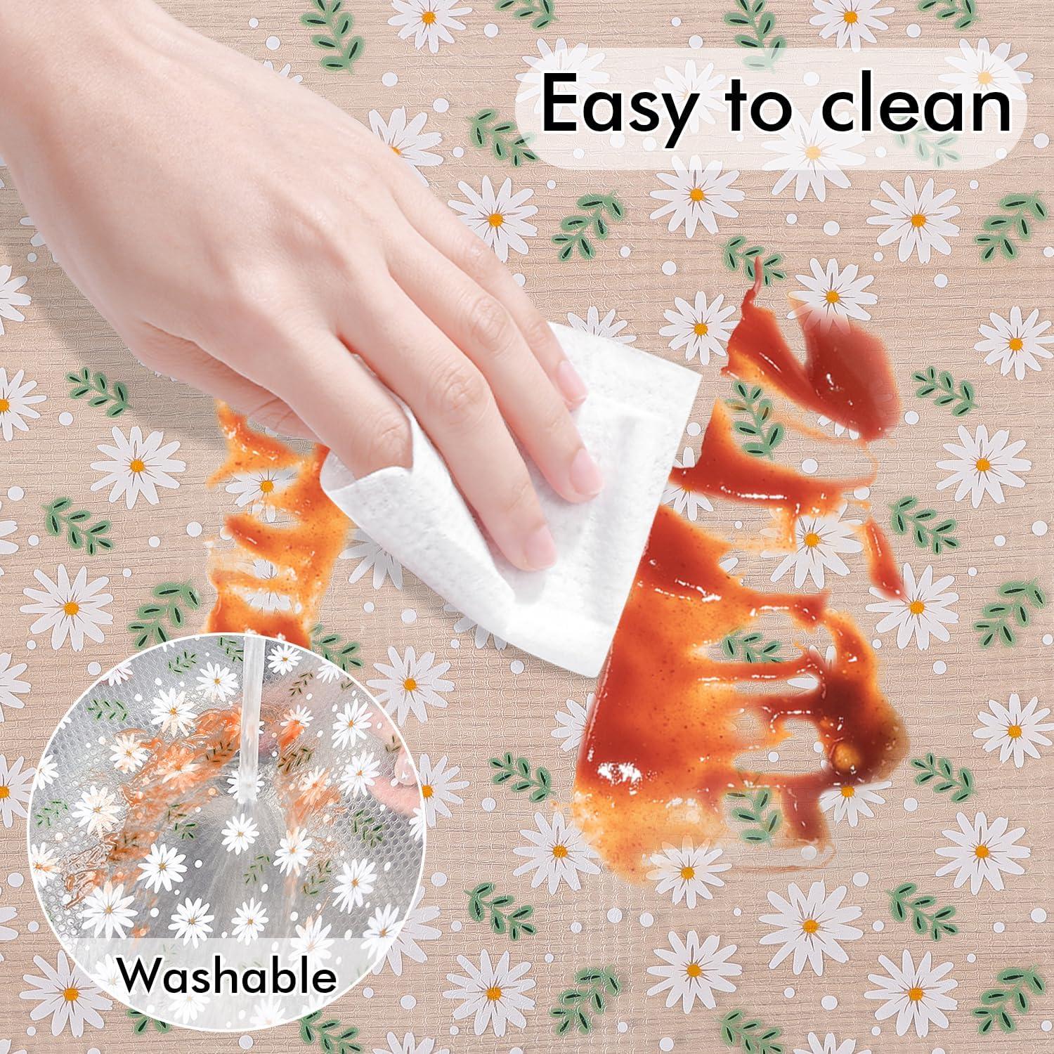 Forro de Estante Antideslizante Arthome 30x600cm Crisantemo