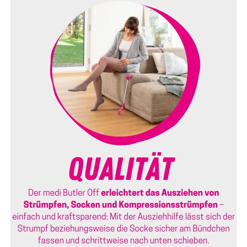 Ayuda para Quitar Medias de Compresión Mediven Butler Off