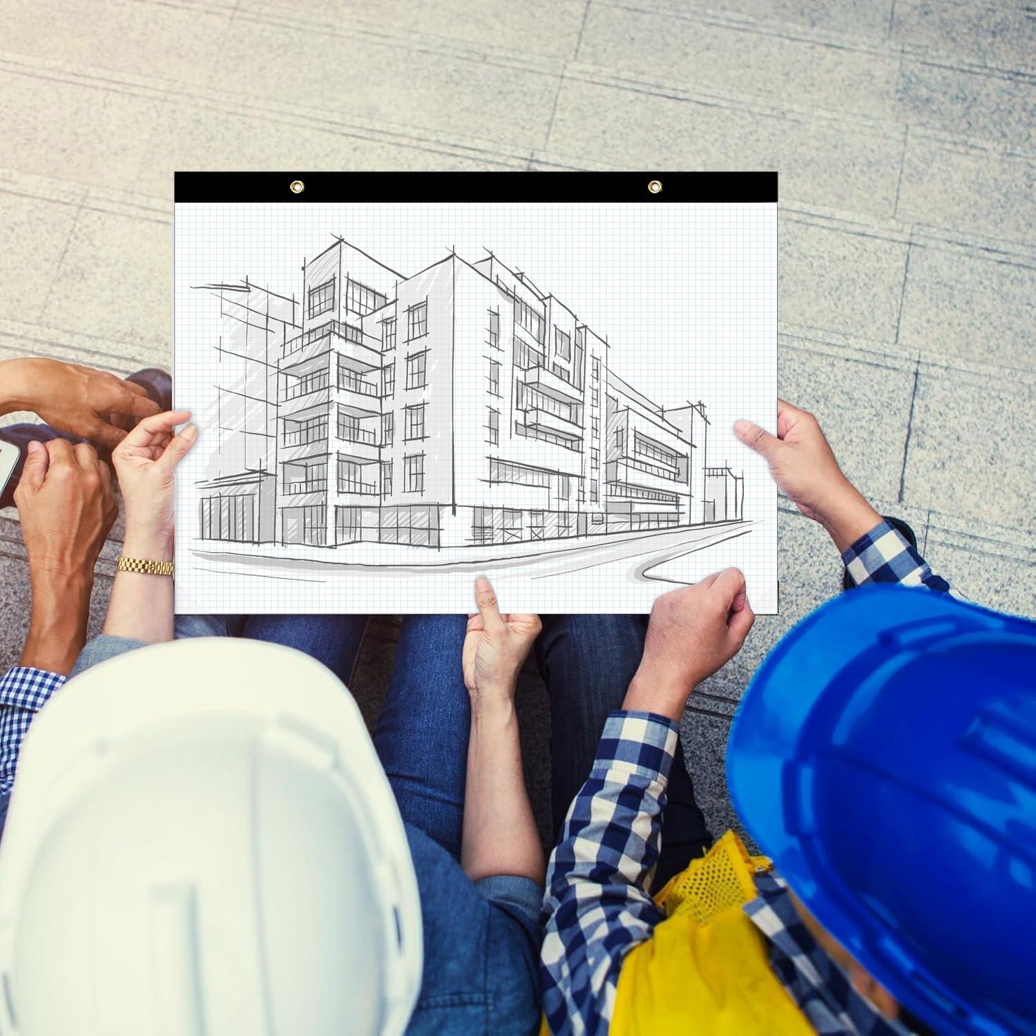 Bloc de Papel Gráfico Lyuzecheean 22x17 cm 50 Hojas Cuadrícula