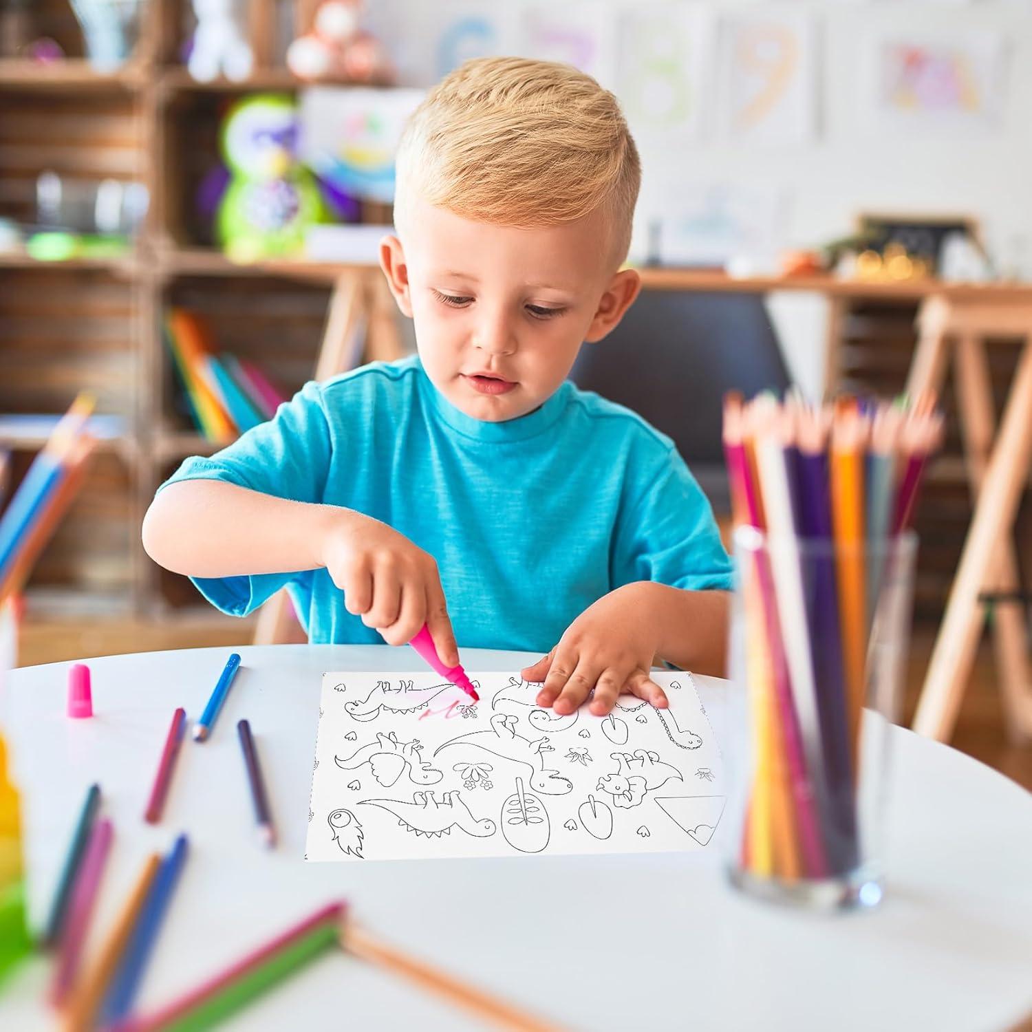 Papel de Dibujo RUGLAMZHIP 30x300 cm para Niños - 2 Rollos