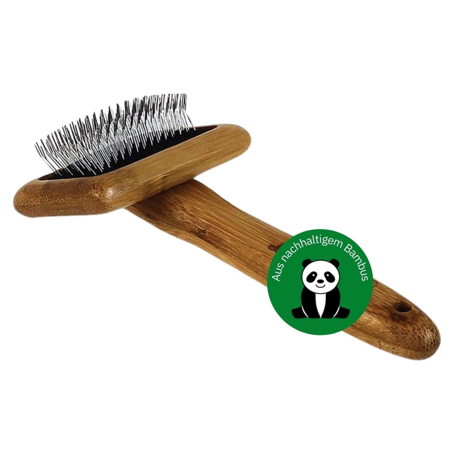 Cepillo Slicker de Bambú Alcott para Mascotas Pequeño