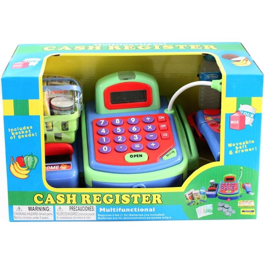 Caja Registradora Electrónica Kid Fun con Sonidos y Acciones