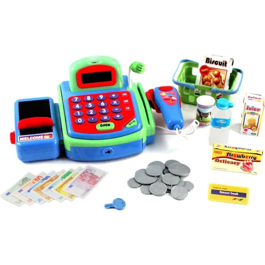 Caja Registradora Electrónica Kid Fun con Sonidos y Acciones